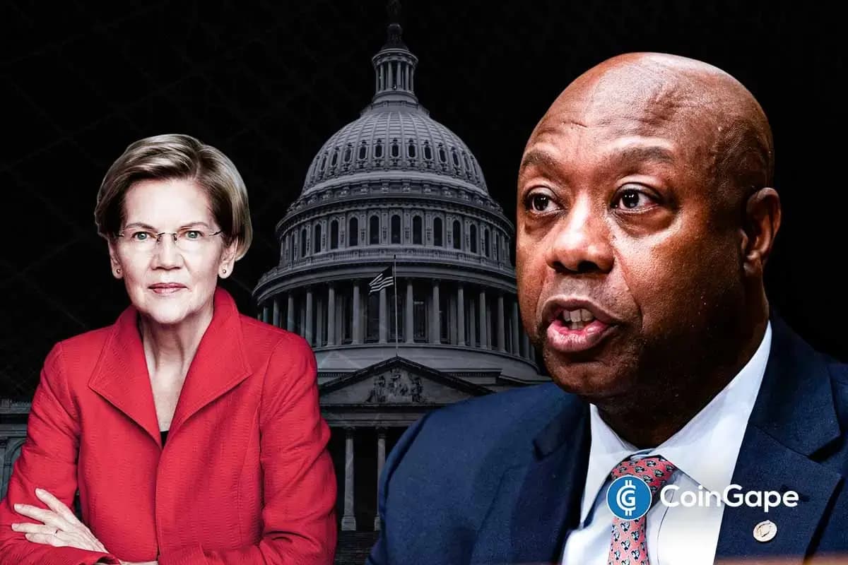 Tim Scott: Warren’s Team Wants to ‘Run Crypto Out of the Country’ as CLARITY Act Stalls