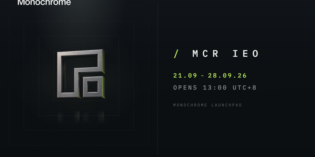 Multi-Asset Trading Venue Monochrome Exchange Announces IEO of Its Native Token, $MCR