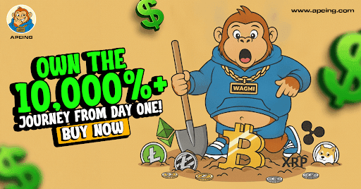 Apeing Presale Selling Fastest Ever: 6 Best Cryptos to Buy With Moon Potential