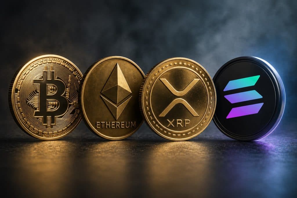 Technical Analyst Shares Bullish Price Expectations for Bitcoin (BTC), Ethereum (ETH), XRP, and Solana (SOL)!