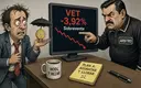 VET retrocede 3,92% desde la apertura y queda bajo sus medias el 29 de octubre de 2026